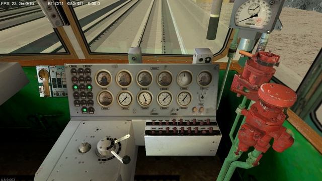 Запуск ВЛ80т в ZDSimulator