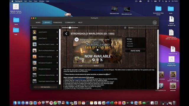 Porting Kit Diaries: Stronghold Warlords for Mac смотреть онлайн