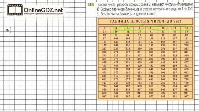 Задание №454 - ГДЗ по математике 5 класс (Дорофеев Г.В., Шарыгин И.Ф.) смотреть онлайн