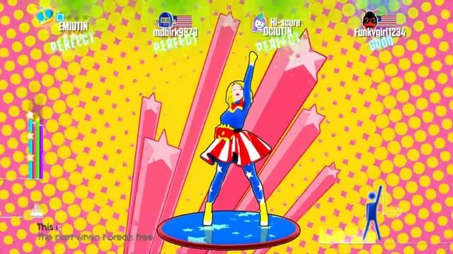 Just Dance 2015 - Break Free - Ariana Grande- 5* Game Play 1080p HD смотреть онлайн