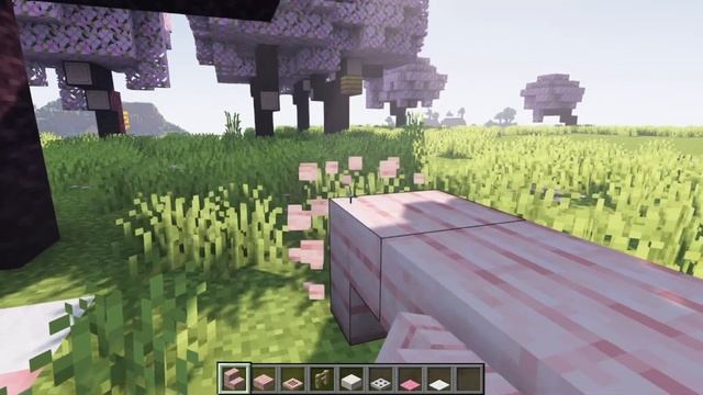 АТМОСФЕРНЫЙ ПИКНИК в ВИШНЕВОМ САДУ майнкрафт 1.20 туториал | Как сделать вишневую декорацию смотреть онлайн