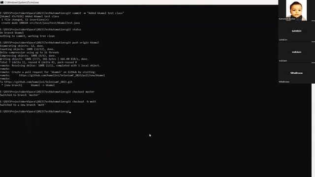 Git - create new branch and merge смотреть онлайн