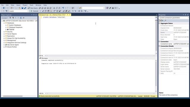 Learn How to Create a Database in MS SQL Server Management Studio смотреть онлайн