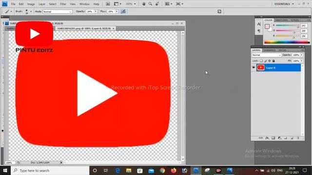 How To editz photo in ps Photoshop (tutorial videos?) #pintu_edit смотреть онлайн