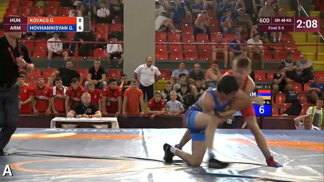 BRONZE GR - 48 kg: G. KOVACS (HUN) v. G. HOVHANNISYAN (ARM) смотреть онлайн