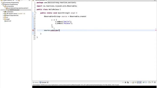 #3.3 Hello RxJava | Reactive Programming in Java Using RxJava 3.x ReactiveX смотреть онлайн