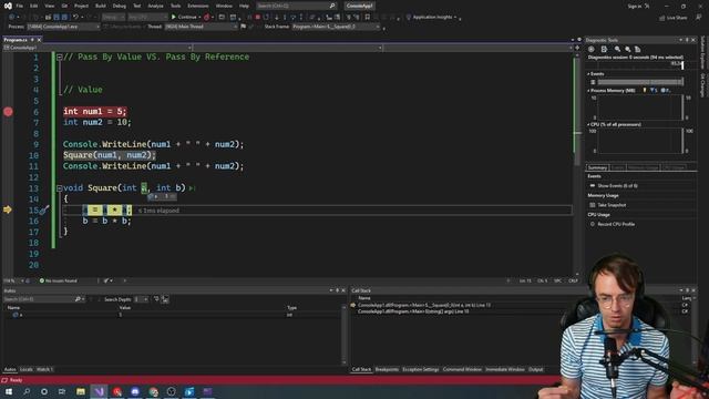 C# Tutorial For Beginners - 14. Pass By Value VS. Pass By Reference смотреть онлайн