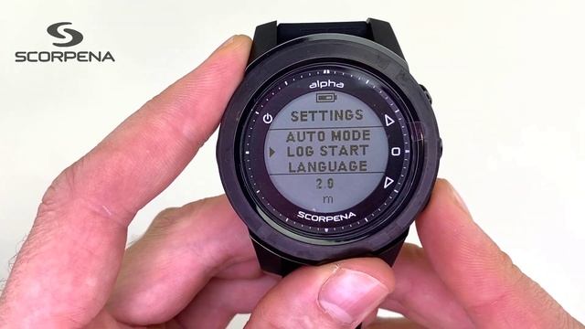 SCORPENA Alpha: русская версия ПО, обзор меню и функций компьютера.