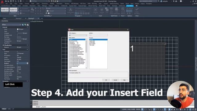 AutoCAD Dynamic Block - Creating a Storage block with Insert Field text смотреть онлайн