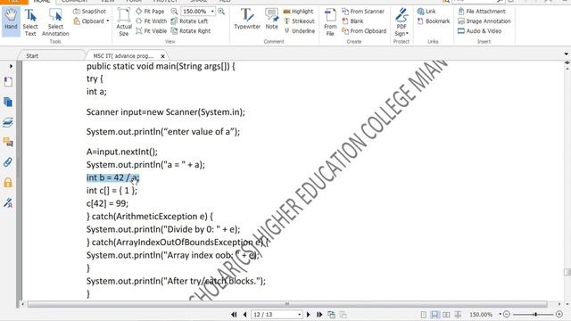 lecture#8:multiple catch clauses смотреть онлайн
