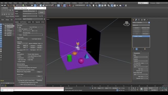 3Ds Max - Arnold: Render a 360 Panorama image смотреть онлайн