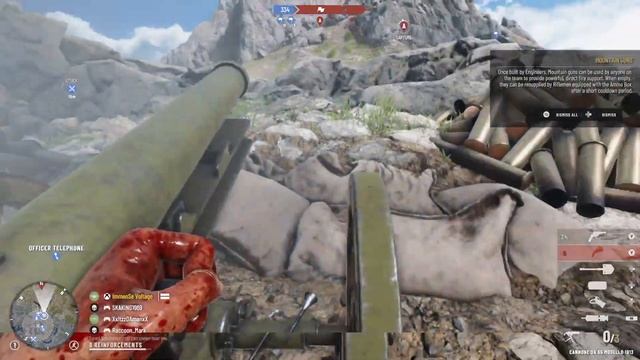 5-man mounted cannon kill - Isonzo gameplay Xbox Series S|X #isonzo смотреть онлайн