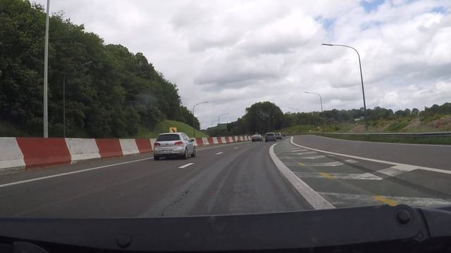 Belgium By Autoroute - Verviers To Liege