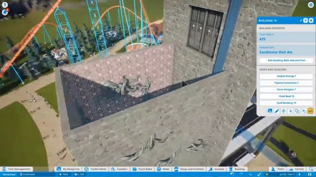 Raise them up! | Terrorland Pt 7| Coaster Build | Planet Coaster Sandbox смотреть онлайн