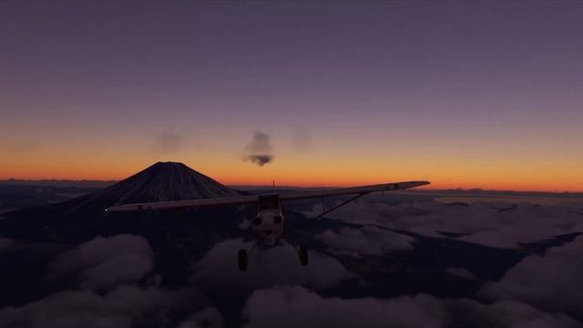 FS2020 | "おはようございます!富士山" - Watching The Sun Rise over Mount Fuji смотреть онлайн
