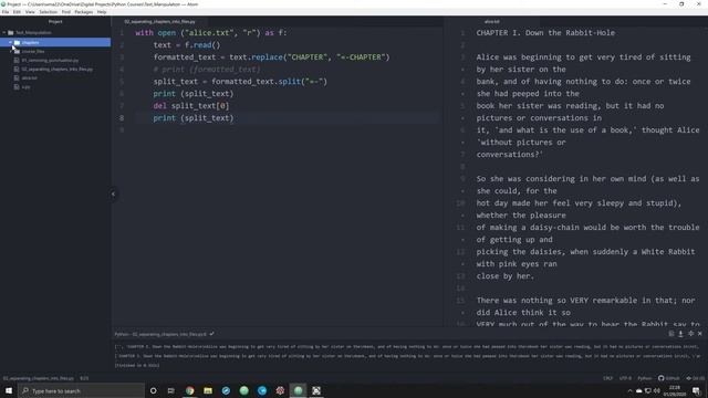 How to Break a Text into Individual Text Files by Chapter in Python смотреть онлайн