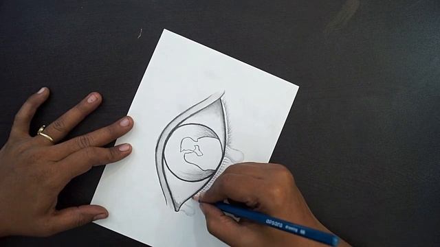 How To Draw An Eye With Teardrop || Pencil Drawing || Pencil Sketching смотреть онлайн