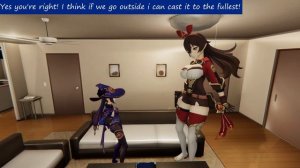 Mona's new spell | VOLUME WARNING | Giantess Growth