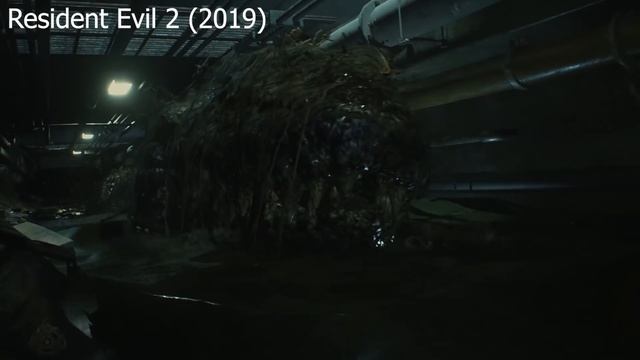 LEVIATHAN ALLIGATOR SCENE 1998 VS 2019 || Resident Evil 2 смотреть онлайн