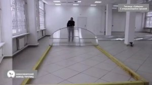 Сборка теплицы с открывающейся крышей