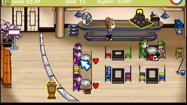 Diner Dash Sizzle And Serve (Part 6 - Sushi) смотреть онлайн