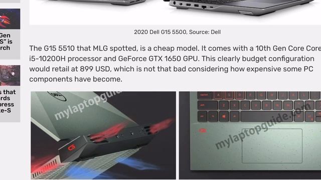 Dell G5 15 2021base variant leaked price specs and availability смотреть онлайн