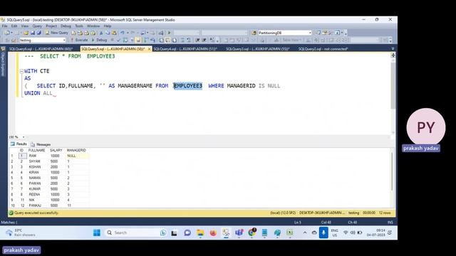 SQL SELF JOIN in SQL | JOINS IN SQL | SQL Tutorial in Hindi -15 смотреть онлайн
