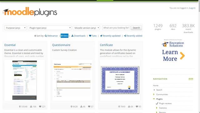 The New Moodle Plugins Directory interface - A walkthrough смотреть онлайн