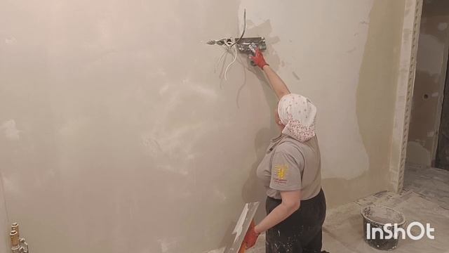 Как шпатлевать гладилкой, быстрый способ смотреть онлайн