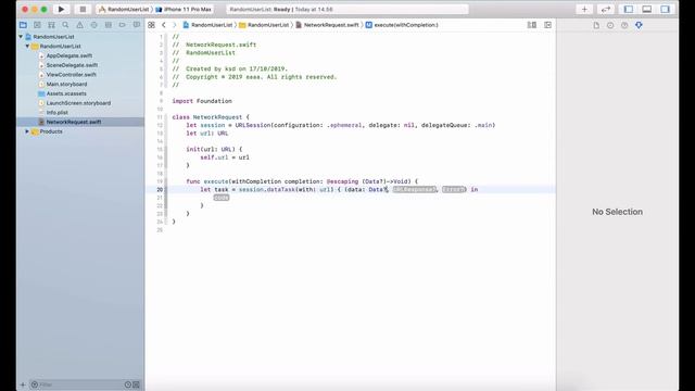 NetworkRequest JSON смотреть онлайн