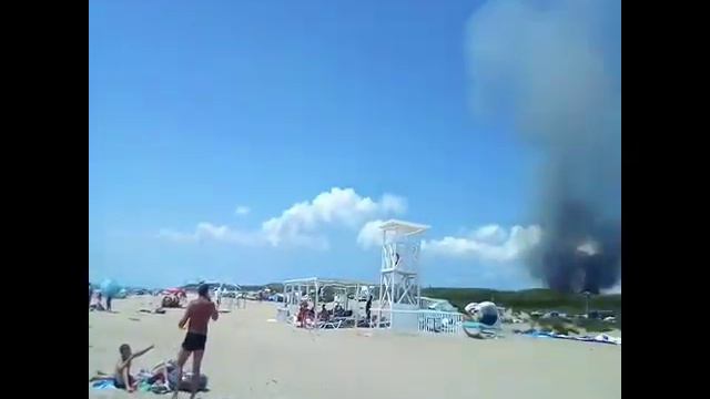 Пожар 07.07.2019, Станица Благовещенская , время съемки 13.00. смотреть онлайн