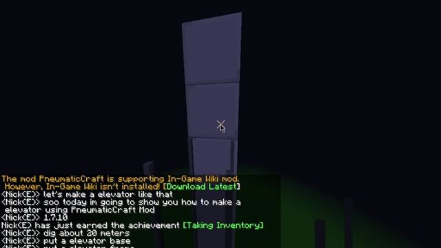How To Make A Elevator Using PneumaticCraft Mod 1 7 10 In Minecraft смотреть онлайн
