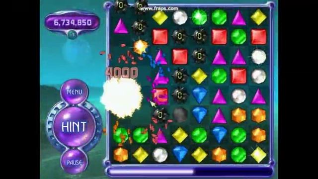 Bejeweled 2 Deluxe Finity Mode Level 5~22 смотреть онлайн
