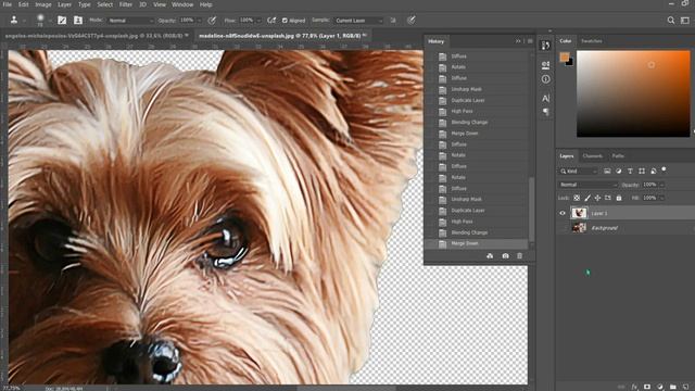 Photoshop. Как сделать стикер из фотографии