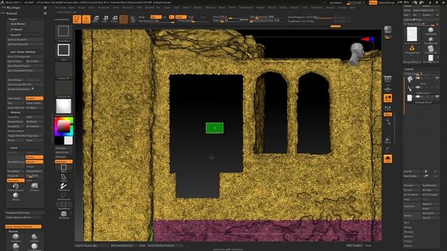 Zbrush 2021.7 problem with tris and visibility смотреть онлайн