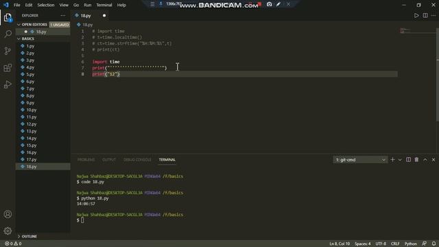 Import Time(?How To Make 12 & 24 Hours Clock?)in Python#21 смотреть онлайн