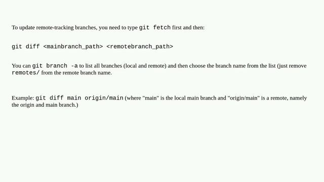 How to compare a local Git branch with its remote branch смотреть онлайн