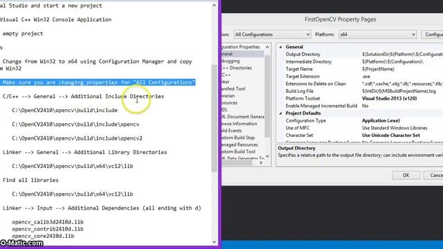 OPENCV 2.4.10 Setup on Windows 8.1 64 bit OS (Using Visual Studio) смотреть онлайн