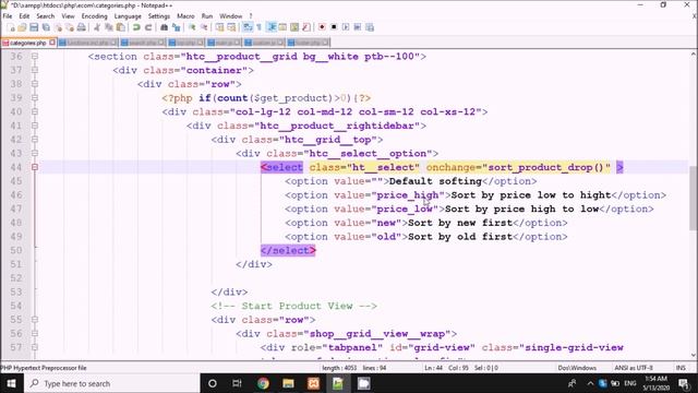 Step by step create an eCommerce website using PHP - Part 6 ( Search and Product Sort ) смотреть онлайн