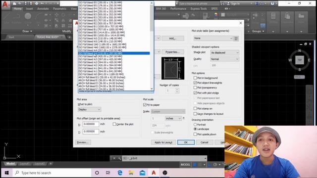 Cara Print Gambar Di AUTOCAD (Tutorial Cad) смотреть онлайн
