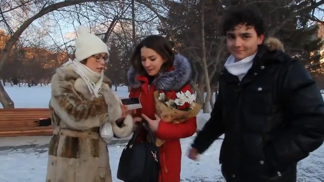 Акция Я Люблю Новосибирск (День Святого Валентина 14 февраля в Новосибирске) Часть 1 смотреть онлайн