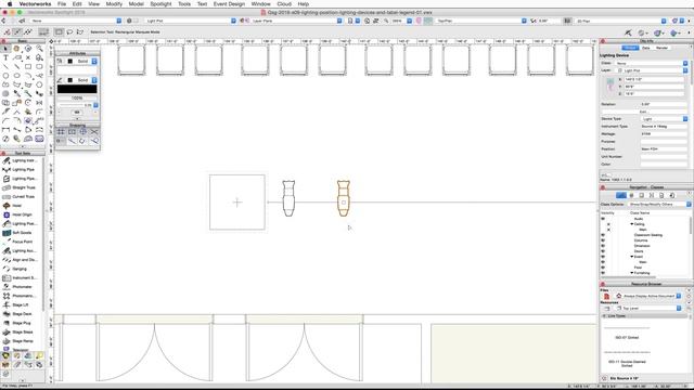 GSG - Vectorworks Spotlight 2016 - 09 Lighting Positions, Lighting Devices and Label Legends смотреть онлайн