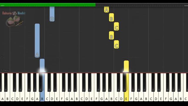 Tuxedo Mirage | Sailor Moon - Ending Theme | Piano Tutorial смотреть онлайн