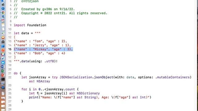 Parse JSON Array in Swift P2 смотреть онлайн