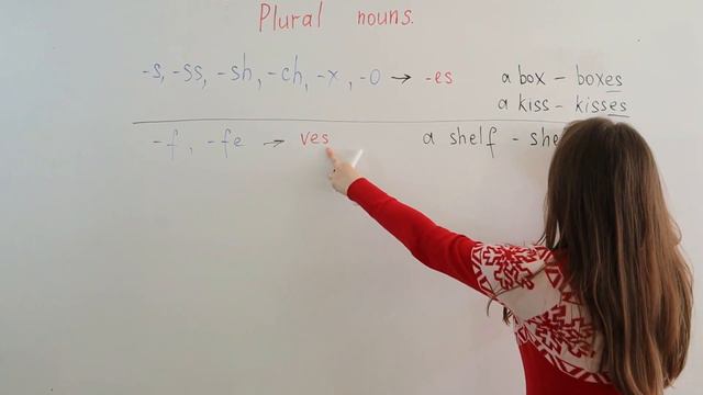 Basic English grammar. Regular plural nouns ( -s, -ss, -sh, -ch, -x, -o, +es ) Lesson #7 смотреть онлайн