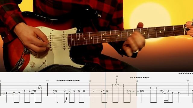 Black Summer - Red Hot Chili Peppers (Табулатура) Guitar Tutorial TABS