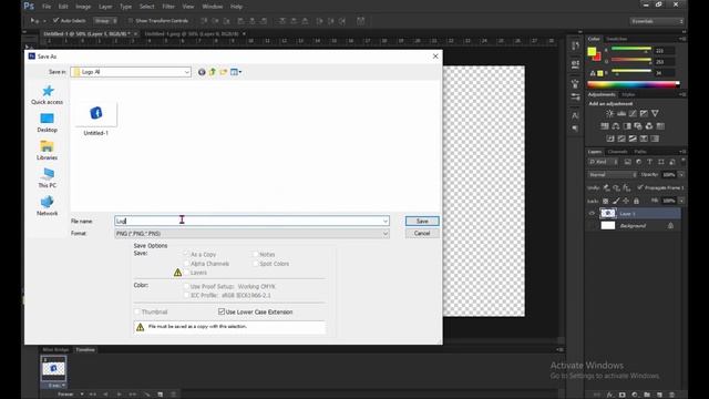 របៀប Save រូបភាព in Photoshop [ How to save photo in photoshop ] смотреть онлайн