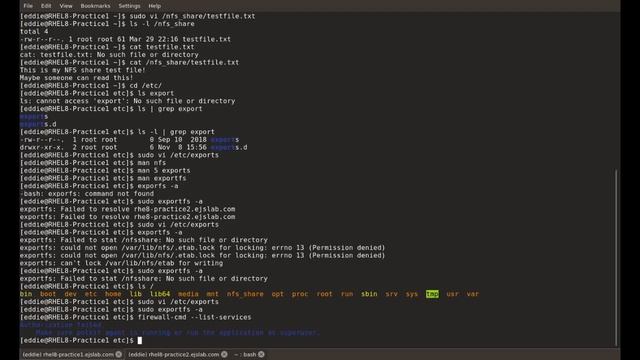 RHCSA v8 Practice Session: Mount and unmount network file systems using NFS смотреть онлайн