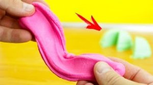 ЛИЗУН(слайм) из КИНЕТИЧЕСКОГО ПЕСКА _ КАК СДЕЛАТЬ СВОИМИ РУКАМИ.mp