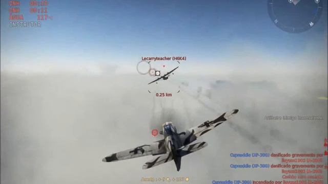 War Thunder: Bf-109 F4 Fight vs Ping full смотреть онлайн